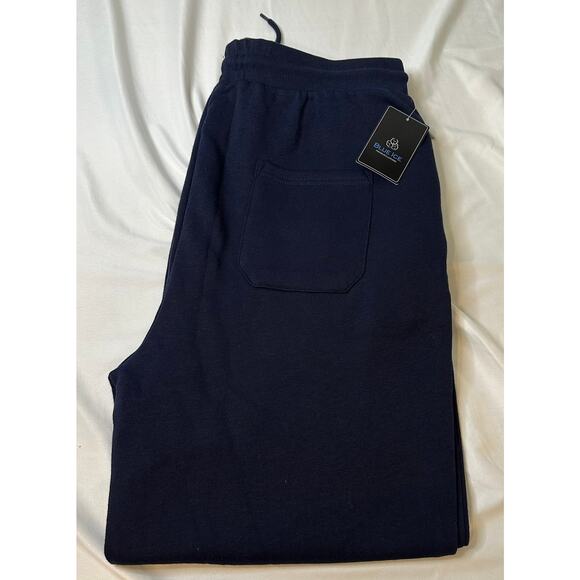Blue Ice Premium Navy Blue Classic Drawstring Joggers Sweatpants Size 3x - Picture 1 of 5